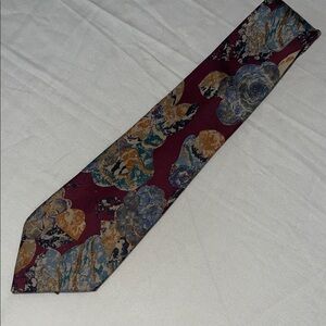 Architect Burgundy Patterned Tie